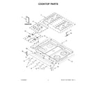 Maytag MFGS6030RZ0 cooktop parts diagram