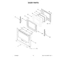 Maytag MFGS6030RZ0 door parts diagram