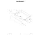 Maytag MFGS6030RZ0 drawer parts diagram