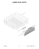 Lower rack parts