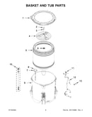 Basket and tub parts