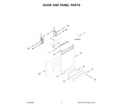 KitchenAid KDPM604KBS3 door and panel parts diagram