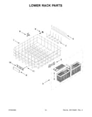 Lower rack parts