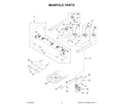 Whirlpool WFGS5030RV0 manifold parts diagram