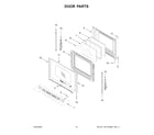 Whirlpool WFGS5030RV0 door parts diagram