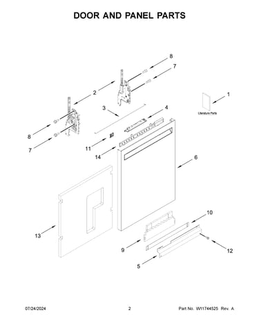 Door and panel parts
