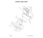 Maytag MFES4030RB0 control panel parts diagram