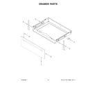 Maytag MFES4030RW0 drawer parts diagram