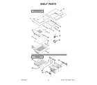 Whirlpool WRF560SFHW05 shelf parts diagram