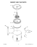 Basket and tub parts