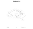 Whirlpool WEG750H0HZ6 drawer parts diagram