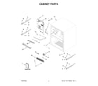 Jenn-Air JUCFP242HL12 cabinet parts diagram