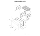 Jenn-Air JUCFP242HL12 lower drawer parts diagram