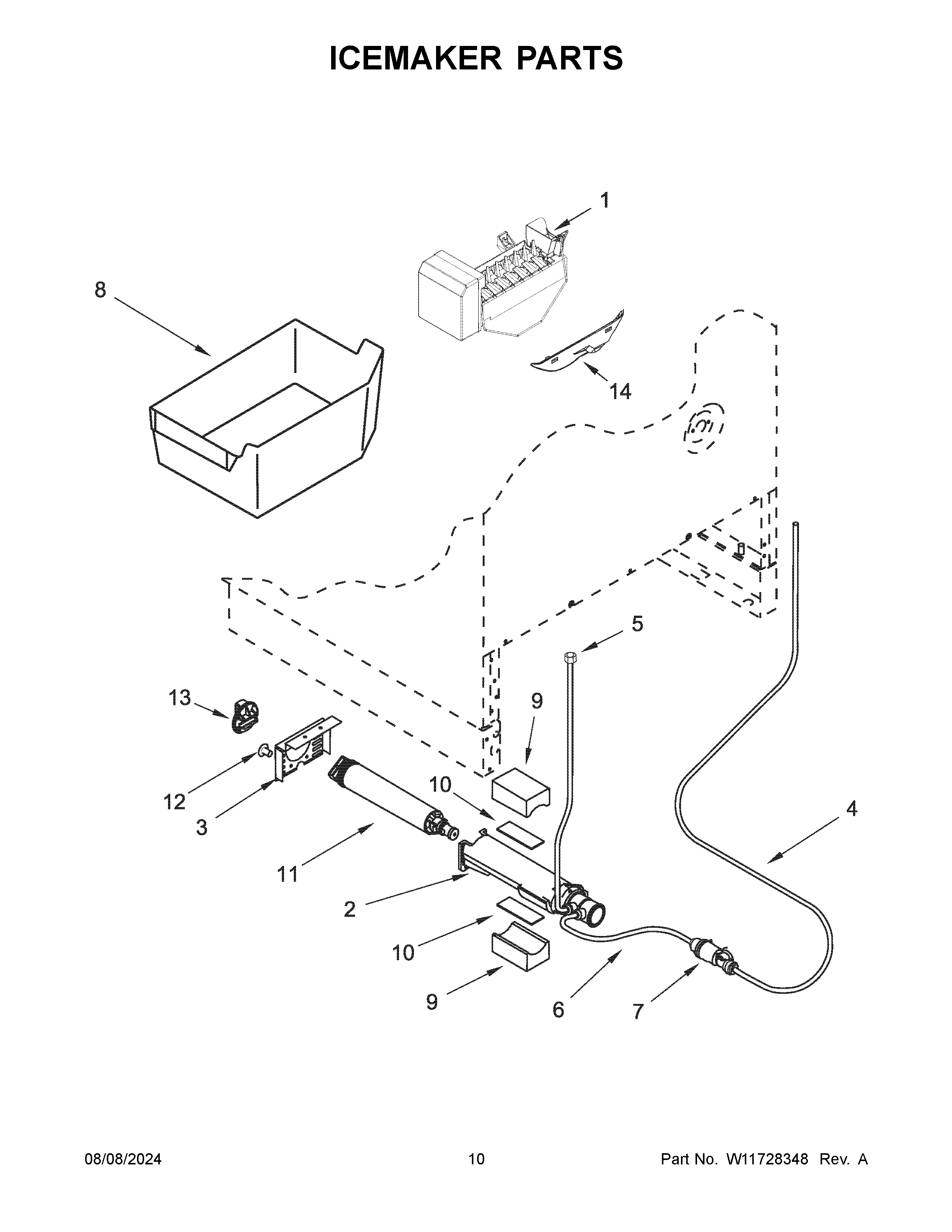 Icemaker parts