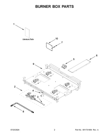 Burner box parts