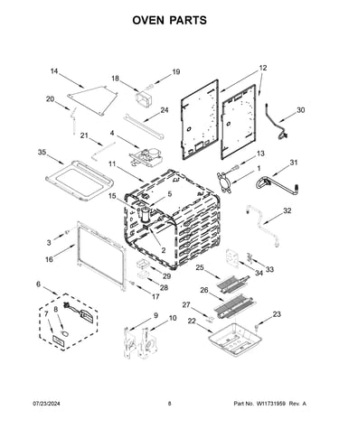 Oven parts