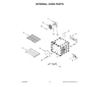 KitchenAid KFGC500JMB07 internal oven parts diagram