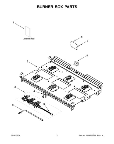 Burner box parts