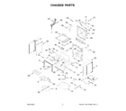 Whirlpool WEE515S0LB3 chassis parts diagram