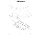 Amana YAER6603SMS1 cooktop parts diagram