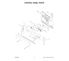 Maytag MFES6030RZ0 control panel parts diagram