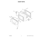 Maytag MFES6030RZ0 door parts diagram