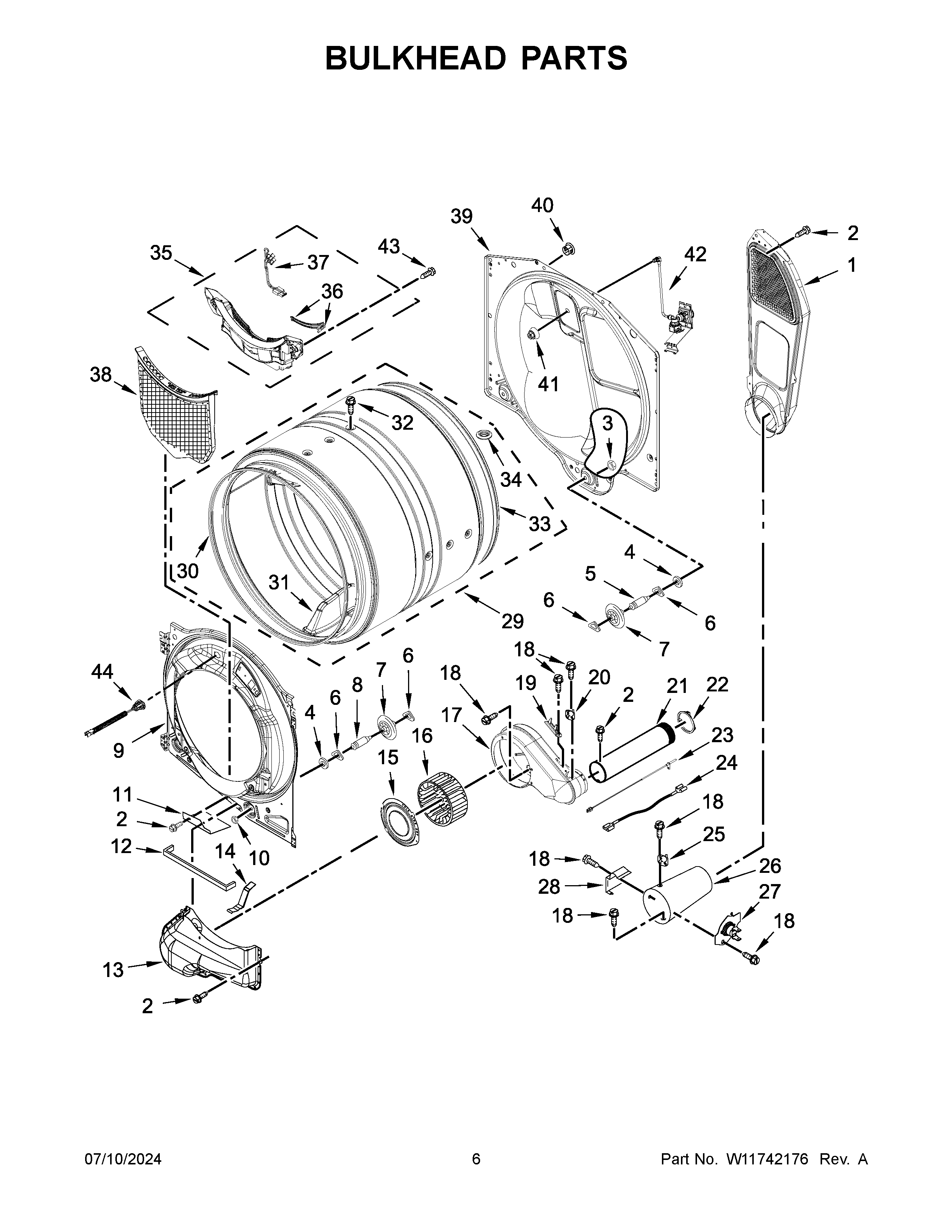 Bulkhead parts