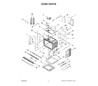 KitchenAid KOED430RSS00 oven parts diagram