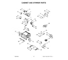 KitchenAid KOEC430RSS00 cabinet and stirrer parts diagram