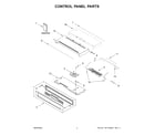 KitchenAid KOES430RSS00 control panel parts diagram