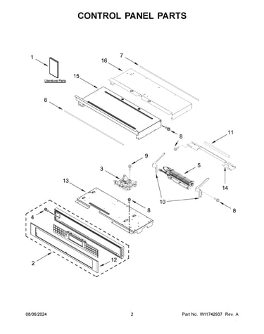 Control panel parts