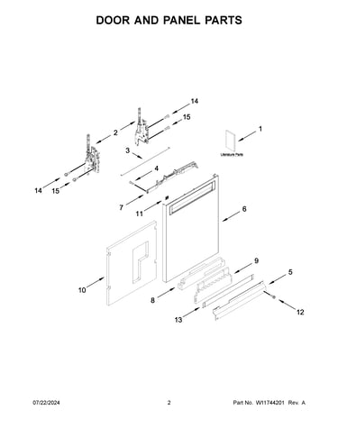 Door and panel parts