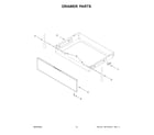 Whirlpool WFGS7530RZ0 drawer parts diagram