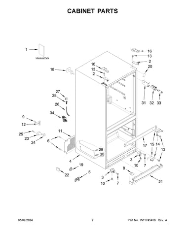 Cabinet parts