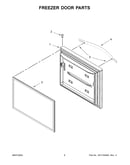 Freezer door parts