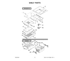 Whirlpool WRF560SMHW05 shelf parts diagram