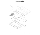 Maytag YMFES6030RZ0 cooktop parts diagram