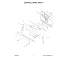 Maytag YMFES6030RZ0 control panel parts diagram