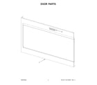 Maytag YMMMS4230PZ00 door parts diagram