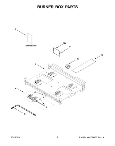 Burner box parts