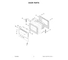 Maytag MFES6030RZ0 door parts diagram