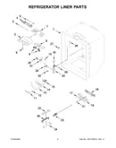 Refrigerator liner parts