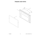 Whirlpool WRF540CWHV10 freezer door parts diagram