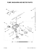 Pump, washarm and motor parts