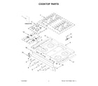 Maytag MFGS4030RS0 cooktop parts diagram