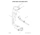 KitchenAid KDPM604KBS3 upper wash and rinse parts diagram