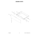 Whirlpool WFGS5030RS0 drawer parts diagram