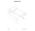 Maytag MFES6030RB0 drawer parts diagram