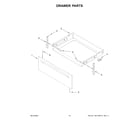 Maytag YMFES6030RW0 drawer parts diagram