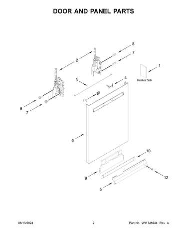 Door and panel parts